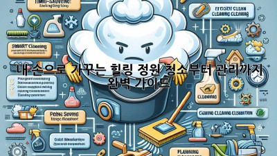 🏡✨ 내 손으로 가꾸는 힐링 정원: 청소부터 관리까지 완벽 가이드!