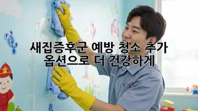 새집증후군 예방 청소: 추가 옵션으로 더 건강하게!